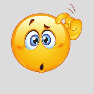 "Confused" Emoji Toddler Tee Design