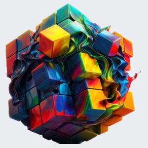Rubik's Cube Youth/Teen Tee Design