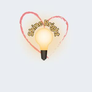 Shine Bright Youth/Teen Tee Design