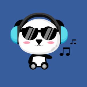 Musical Panda Toddler Tee Design