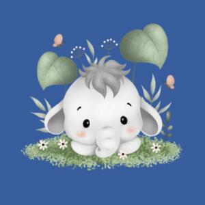 Baby Elephant Toddler Tee Design
