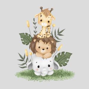 Stacks On Animal Toddler Tee Design