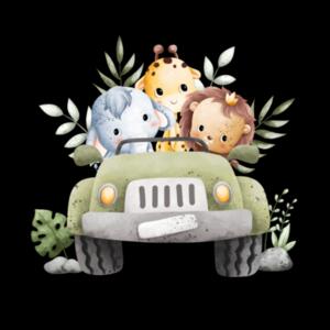 Driving With The Gang Toddler Tee Design
