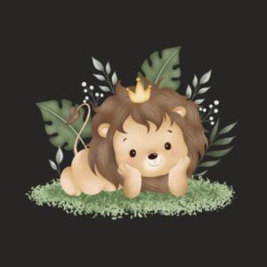 Baby Lion Short Sleeved Baby Onsie Design