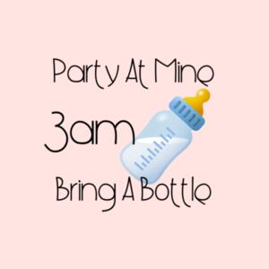 Bring A Bottle Short Sleeved Baby Onesie Design