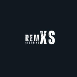 REMXS Rough Logo Curved Tee Design