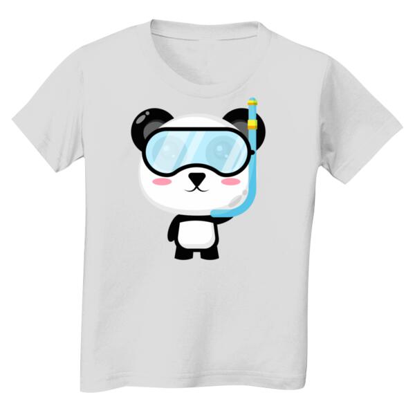 Snorkeling Panda Toddler Tee Thumbnail