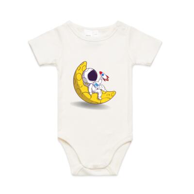 Astronaut Short Sleeved Baby Onsie Thumbnail