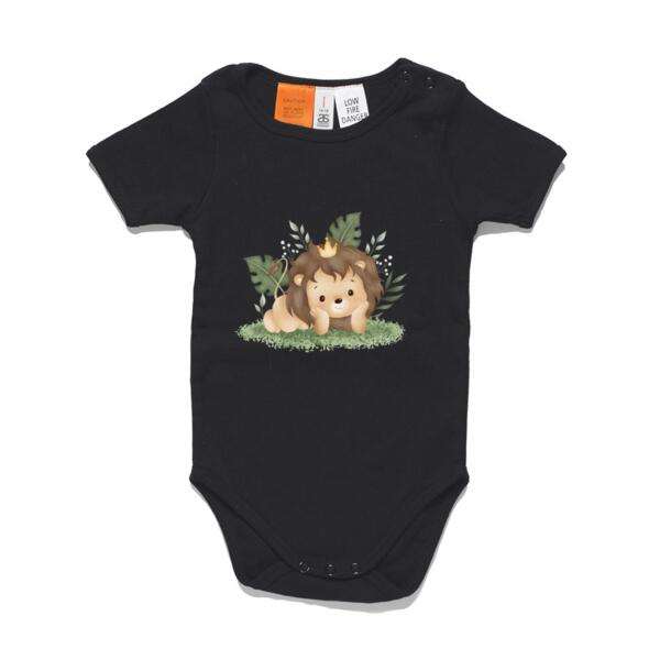 Baby Lion Short Sleeved Baby Onsie Thumbnail