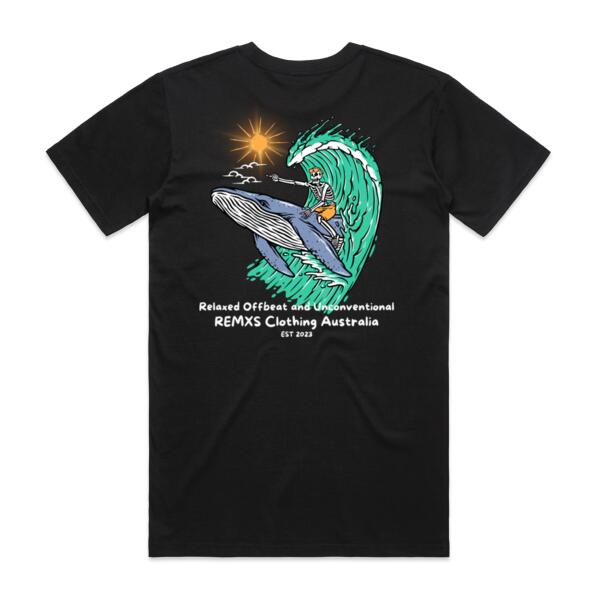 REMXS Surfing Whale Staple Tee Thumbnail